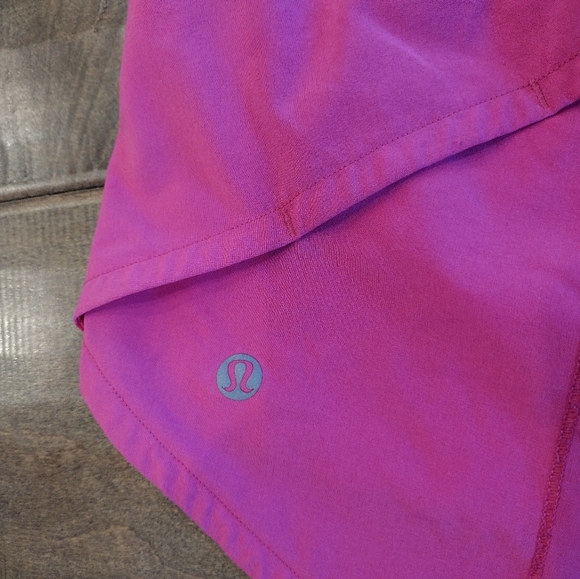 LULULEMON Women's Speed Up HR High Rise Pink Shorts - 8 - Picture 6 of 9